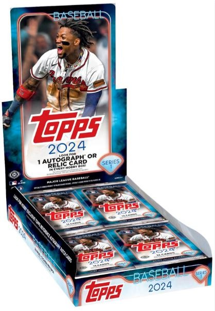 a 2024 Topps baseball card box