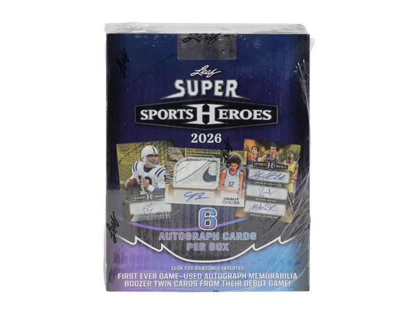 2026 Leaf Metal Super Sports Heroes Hobby Box