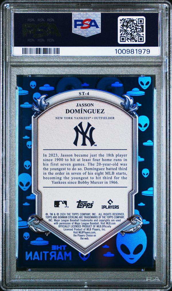 2024 Bowman Sterling Sterling Tek Jasson Dominguez Tek-Blue Refractor