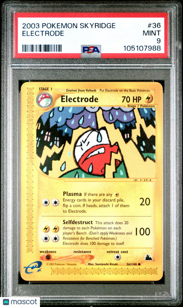 2003 Pokemon Skyridge Electrode PSA 9