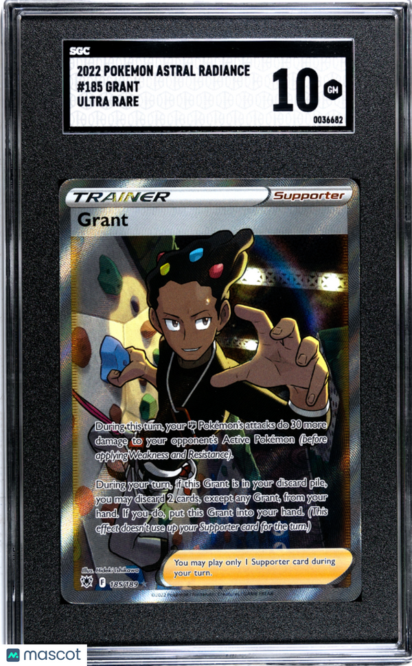 2022 Pokemon Astral Radiance Grant Ultra Rare SGC 10