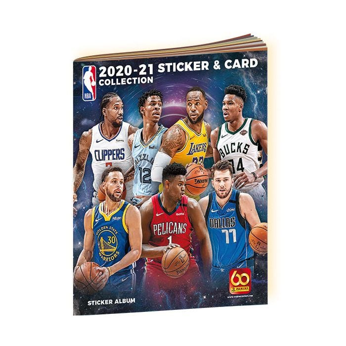 20/21 Panini NBA Sticker &amp; Card Collection Album