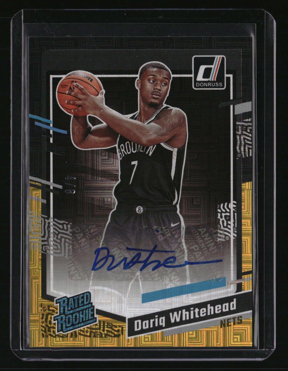 2023-24 Donruss Dariq Whitehead Rated Rookies Signatures Choice