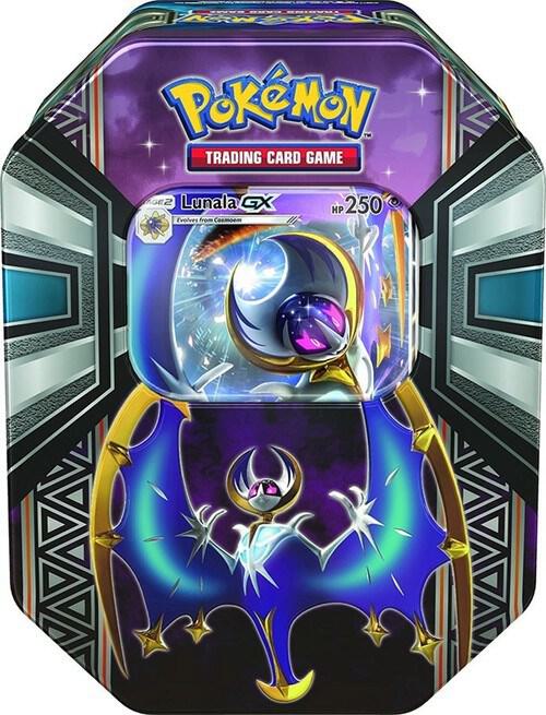 Pokemon TCG: Legends of Alola Lunala GX Tin