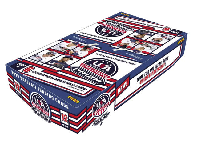 2026 Panini USA Stars and Stripes Prizm Baseball Hobby Box