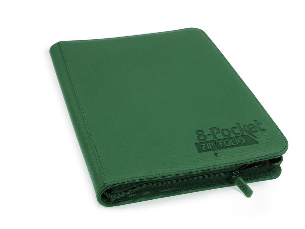 Ultimate Guard 8-Pocket Zipfolio (Xenoskin Green)