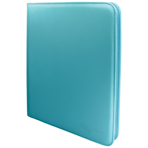 Vivid 12-Pocket Zippered PRO-Binder (Light Blue)