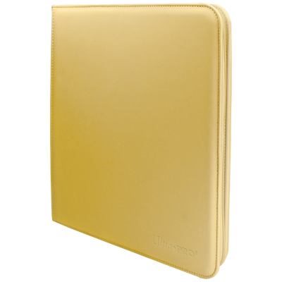 Vivid 12-Pocket Zippered PRO-Binder (Yellow)