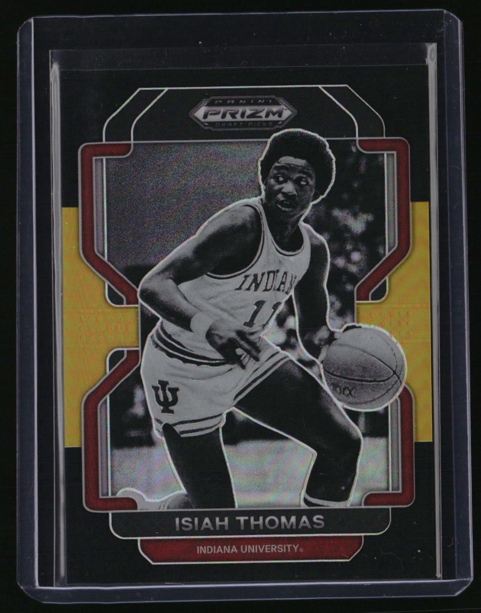 2022 Panini Prizm Draft Picks Isiah Thomas Black Gold #/5