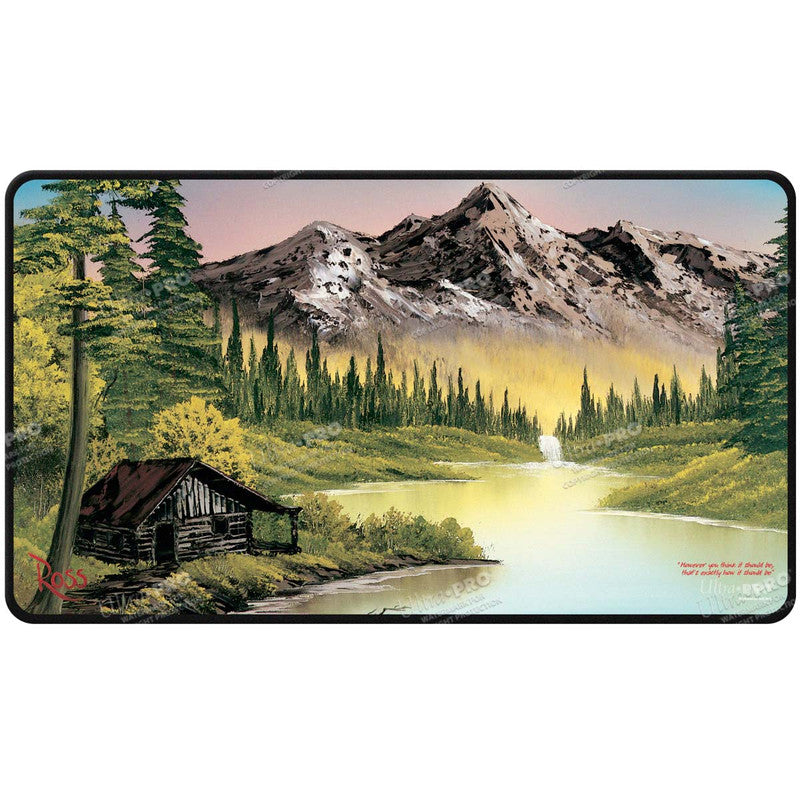 Ultra Pro: Stitched Playmat - Bob Ross Mountain Retreat