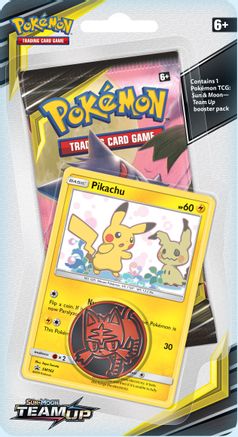 Pokemon  Sun &amp; Moon Team Up Pikachu Checklane Blister Pack
