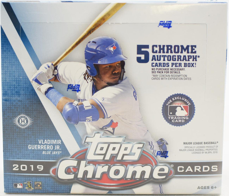 2019 Topps Chrome Baseball Hobby Jumbo Box