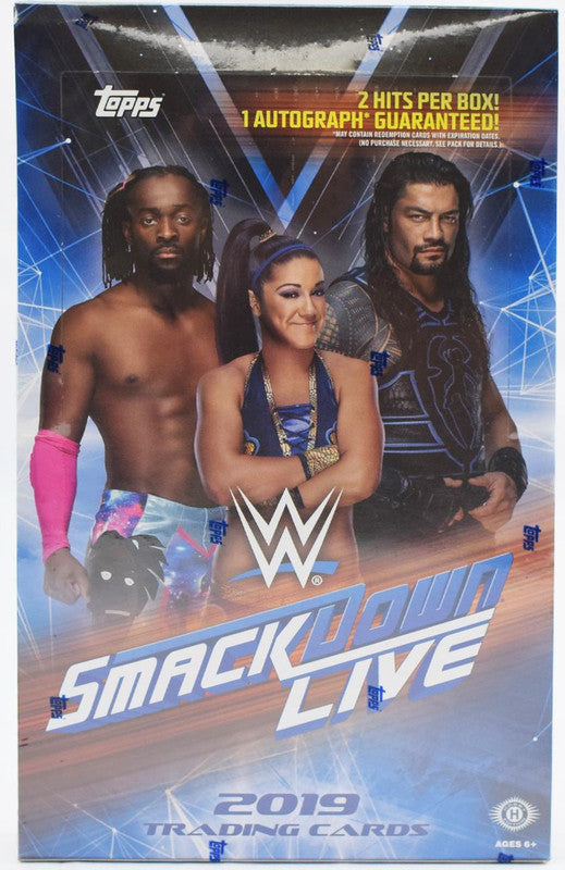 2019 Topps WWE Smackdown Live! Wrestling Hobby Box