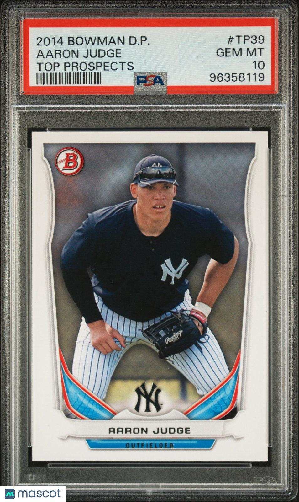2014 Bowman Draft Aaron Judge graded baseball card