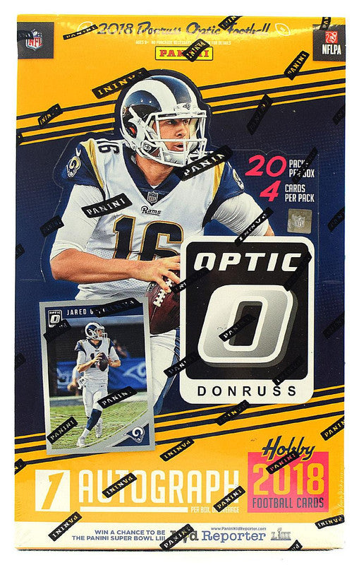 2018 Panini Donruss Optic Football Hobby Box