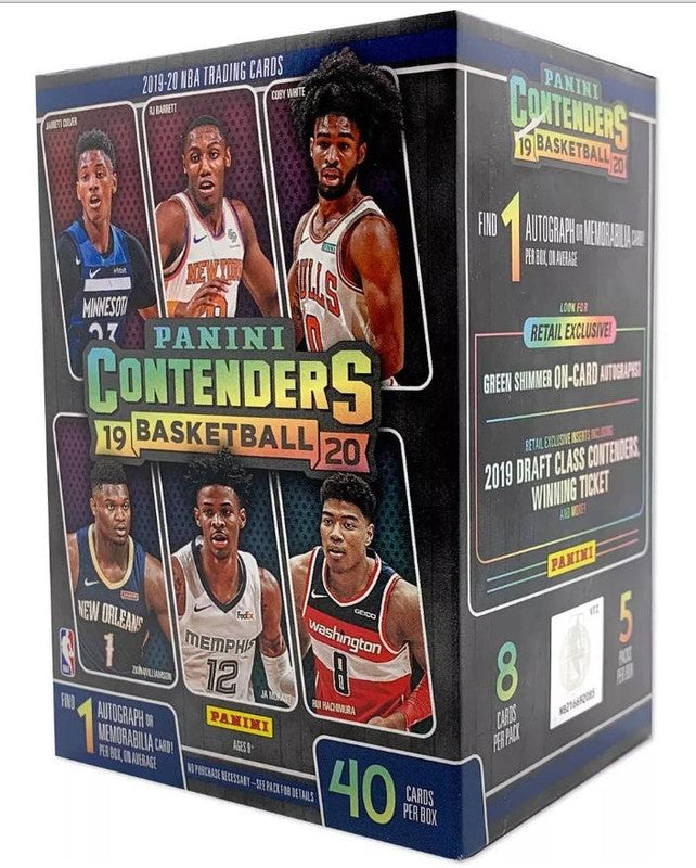 2019/20 Panini Contenders Basketball Blaster Box