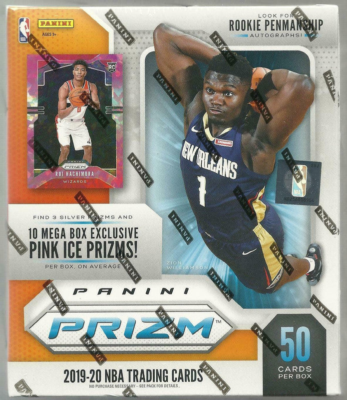 2019/20 Panini Prizm Basketball Mega Box (Pink Ice Prizms!)