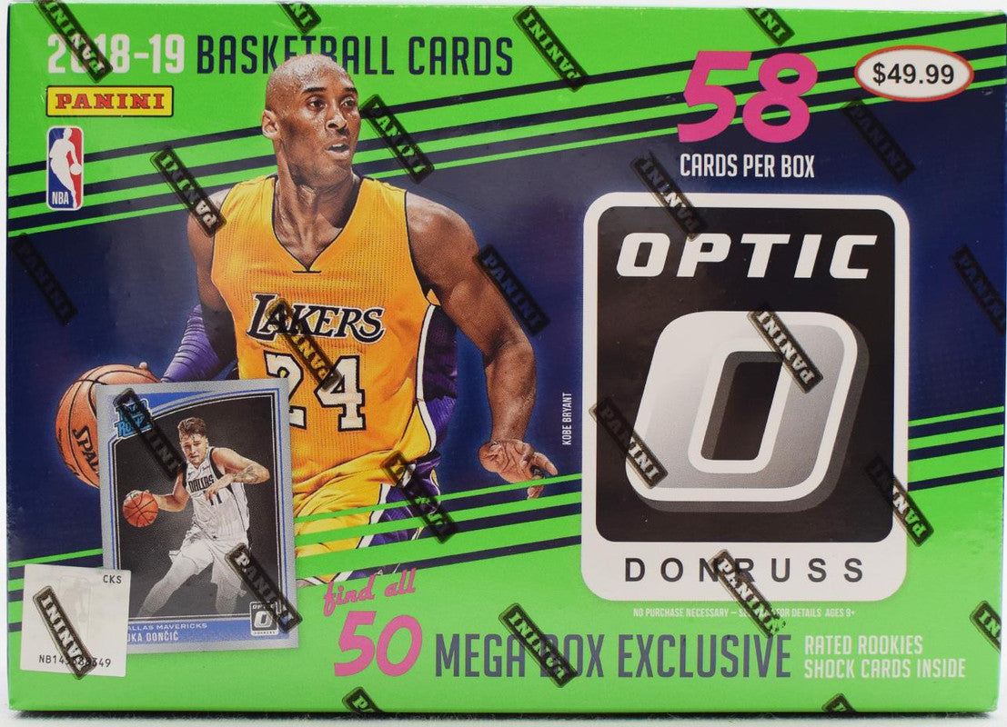 2018/19 Panini Donruss Optic Basketball Mega Box (Rated Rookies Shock)