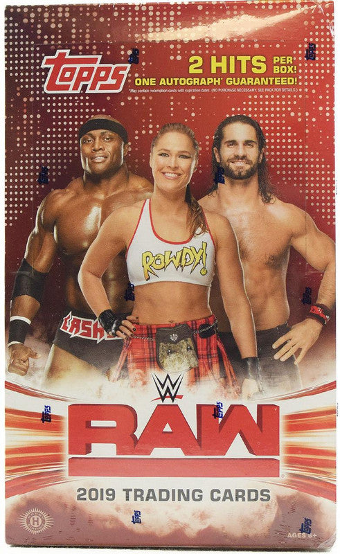 2019 Topps WWE RAW Wrestling Hobby Box