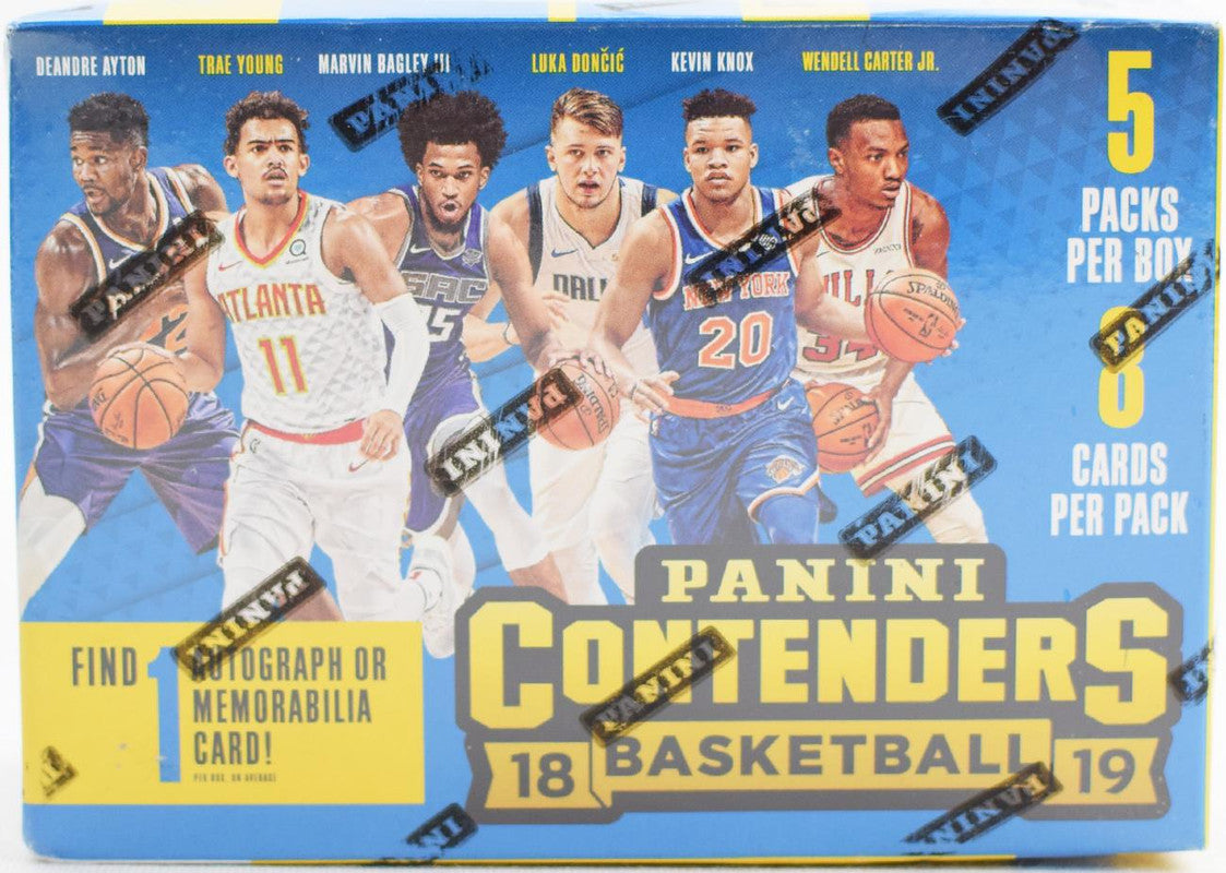 2018/19 Panini Contenders Basketball Blaster Box