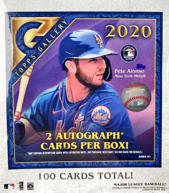 2020 Topps Gallery Baseball Monster Box