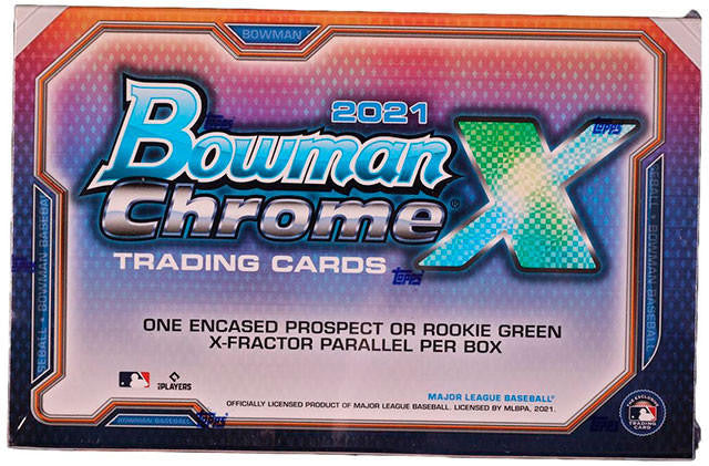 2021 Bowman Chrome X Baseball Box