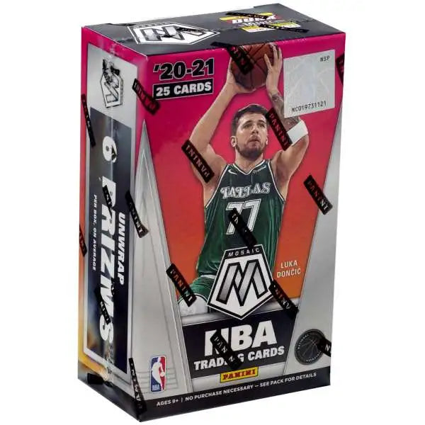 2020/21 Panini Mosaic Basketball Cereal Box