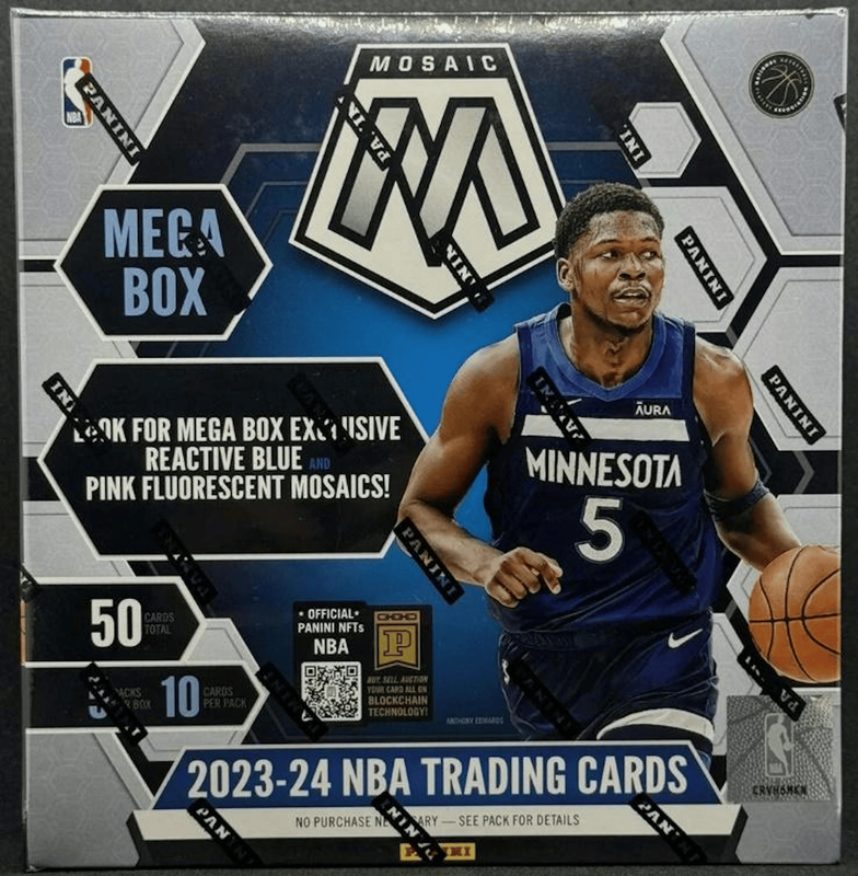 2023/24 Panini Mosaic Basketball Mega Box (Blue and Pink Mosaics!) (SALE)