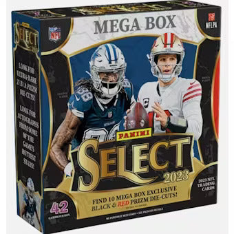 2023 Panini Select Football Mega Box (Black &amp; Red Prizms!)