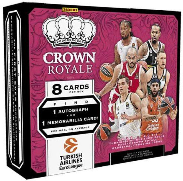 2023/24 Panini Crown Royale Turkish Airlines EuroLeague Basketball Hobby Box