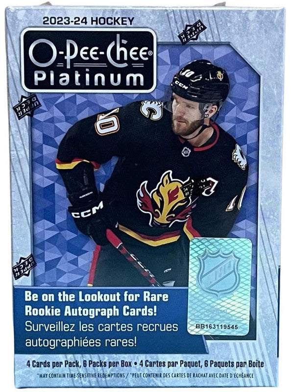 2023/24 Upper Deck O-Pee-Chee Platinum Hockey Blaster Box