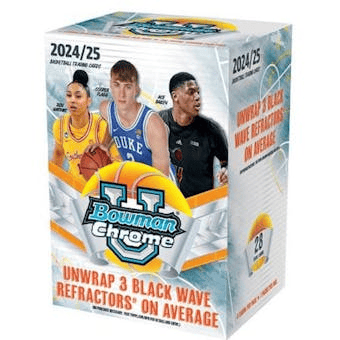 2024/25 Bowman University Chrome Basketball 7-Pack Blaster Box