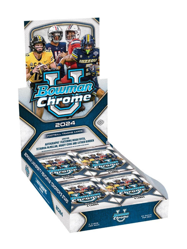 2024 Bowman Chrome University Football Hobby Box (SALE)