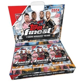 2024 Topps Finest MLS Soccer Hobby Box