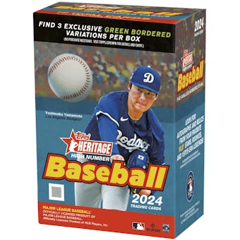 2024 Topps Heritage High Number Baseball 8-Pack Blaster Box