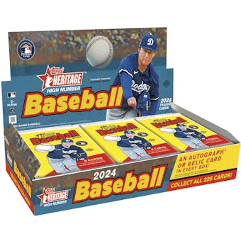 2024 Topps Heritage High Number Baseball Hobby Box