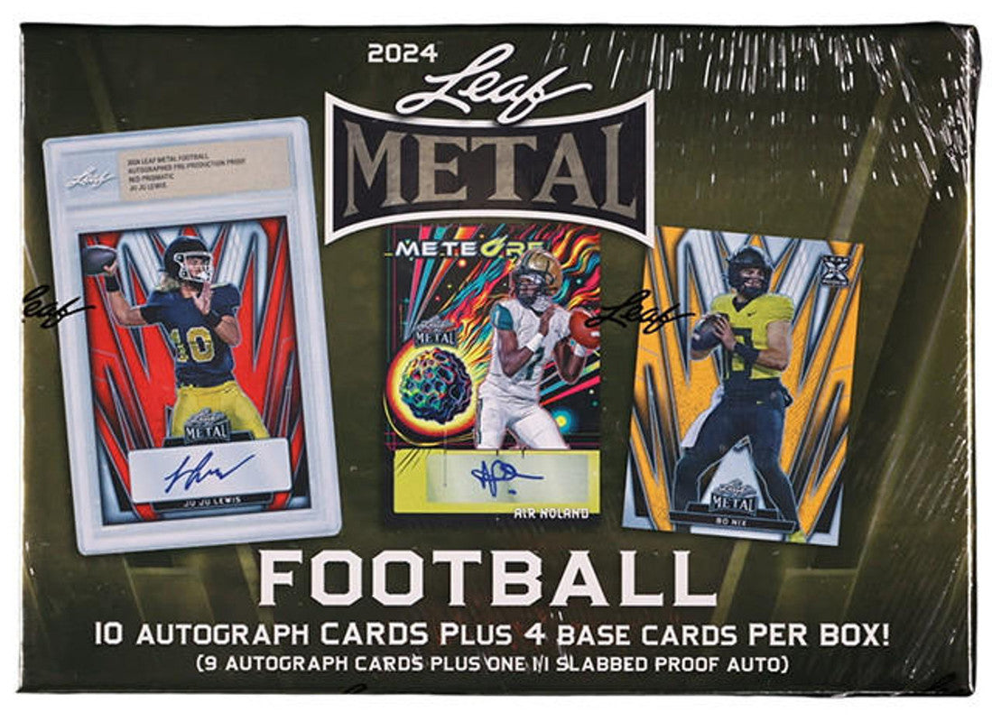 2024 Leaf Metal Football Jumbo Box