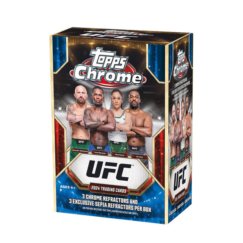 a 2024 Topps Chrome UFC hobby box 