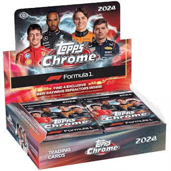 2024 Topps Chrome Formula 1 Qualifying Lap Hobby Box