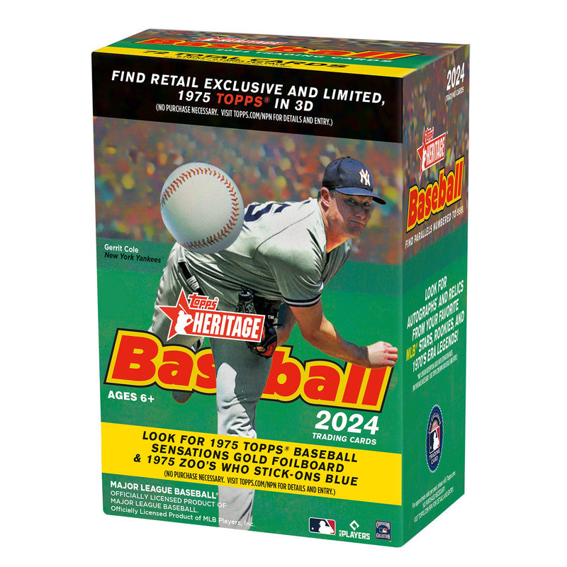 2024 Topps Heritage Baseball Blaster Box