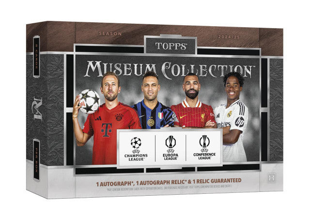 2024/25 Topps UEFA Club Competitions Museum Collection Soccer Hobby Box (PRE-ORDER)