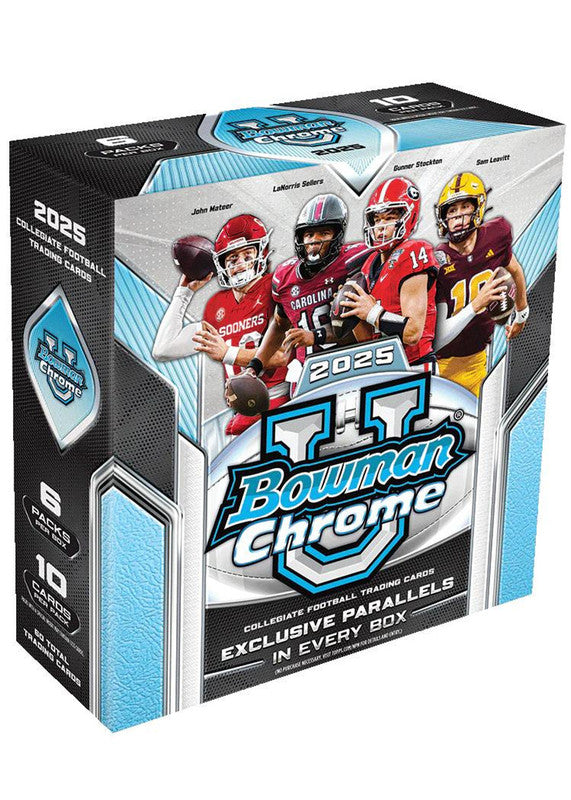 2025 Bowman University Chrome Football Mega Box