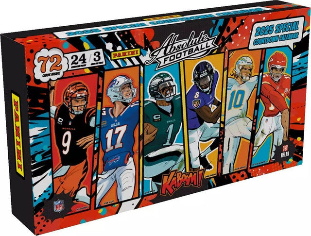 2025 Panini Absolute Football Countdown Calendar Box