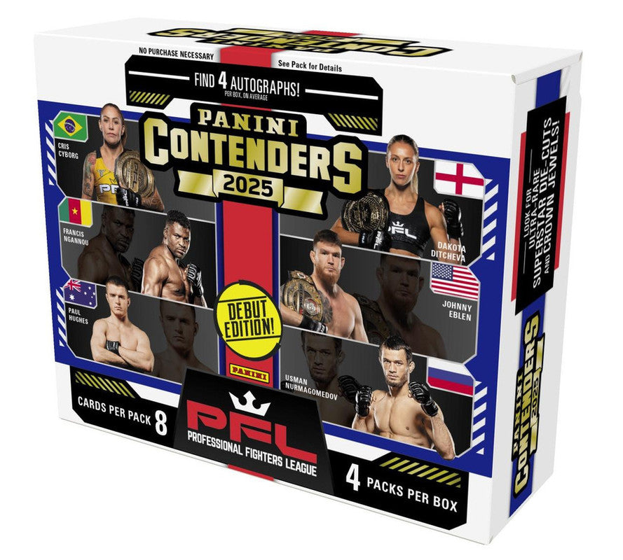 2025 Panini Contenders PFL Hobby Box