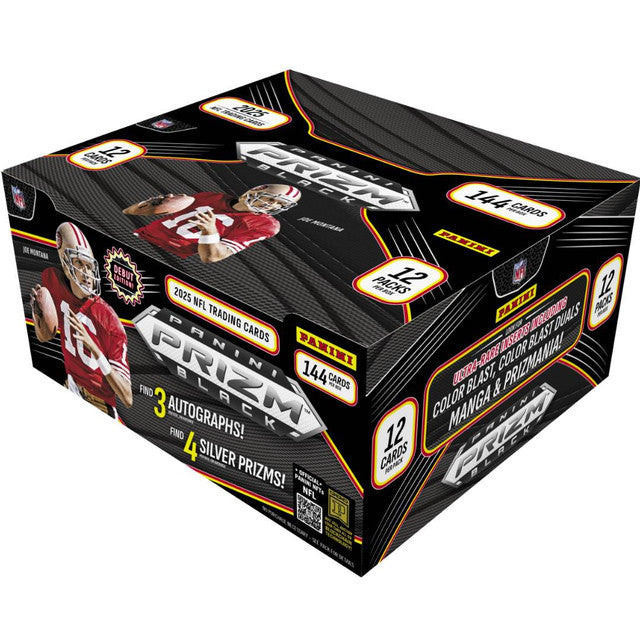 2025 Panini Prizm Black Football Hobby Box (SALE)