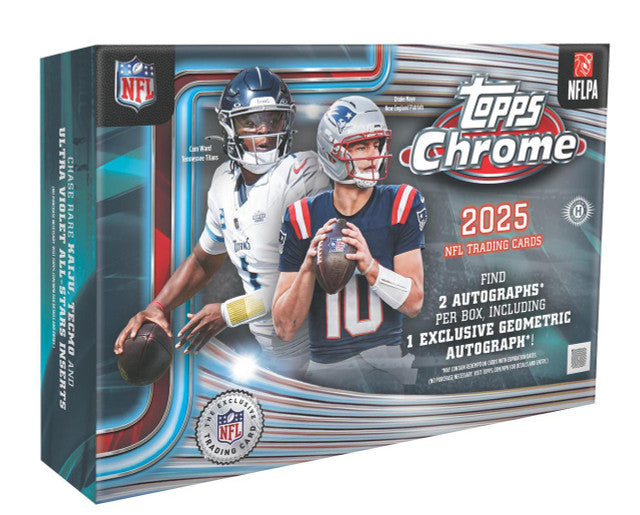 2025 Topps Chrome Football Breakers Delight Box