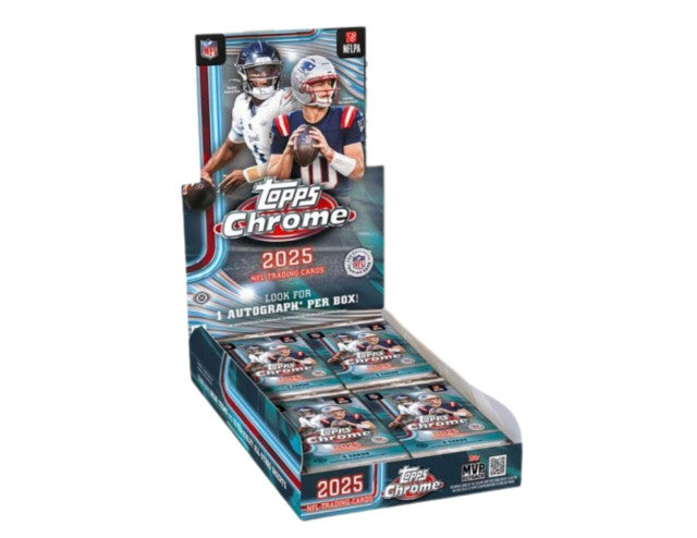 2025 Topps Chrome Football Hobby Box