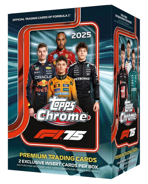 2025 Topps Chrome F1 Formula 1 Blaster Box