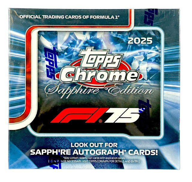 2025 Topps Chrome F1  Sapphire Edition Box