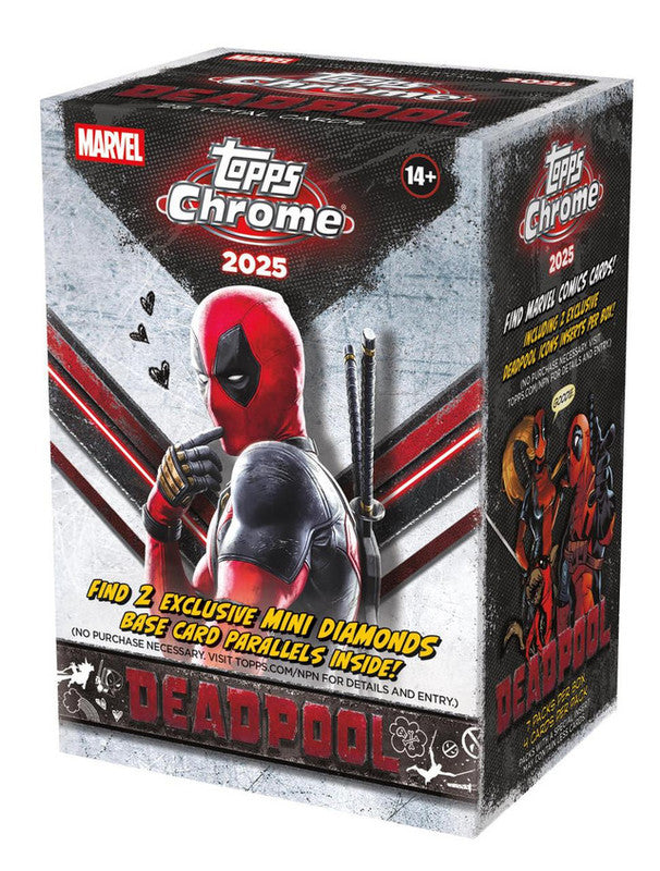 2025 Topps Chrome Marvel Deadpool Blaster Box
